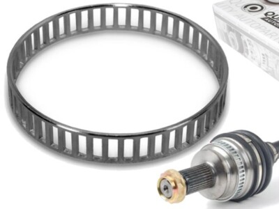 HouYeen 2x ABS-Ringe Hinten + Radmuttern Für BMW E34 E36 E46 E81–E92 F30 F31 Z4 – 48 Zähne, M24x1,5