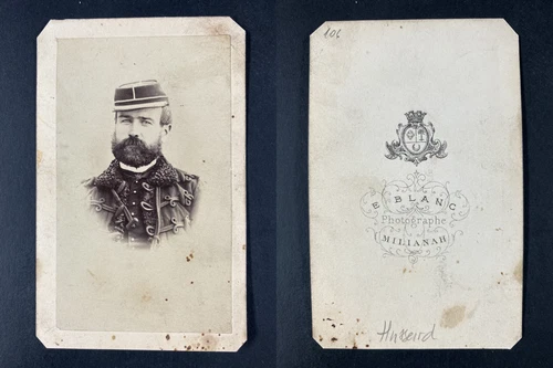 White, Milianah, Hussar Officer Vintage CDV Albumen Print CDV, Albu Print