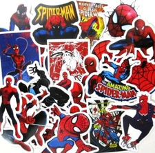 50pc Random Marvel Spider-Man Phone Laptop Notebook Decal Sticker Pack