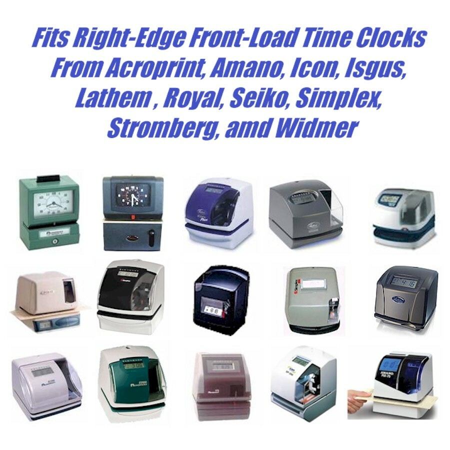 250 Weekly or Bi-Weekly Time Cards For Acroprint, Amano, ICON, Lathem ...