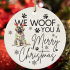Merry Christmas Anatolian Shepherd Dog Woof Xmas Lover Ornament Gift Tree Decor