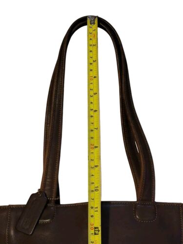 Coach Vintage Bleeker Medium Bucket Tote Brown Leather Made In USA M8C-9305 - Picture 13 of 17