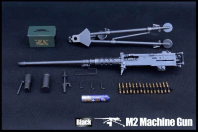 zytoys zy8031 1:6 Sodier WWII US Army Browning plastic M2 machine