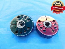 7/16 14 NC 2 THREAD RING GAGES .4375 GO NO GO P.D.'S = .3911 & .3862 UNC-2 CHECK