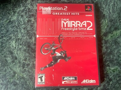 Dave Mirra Freestyle BMX 2 (Sony PlayStation 2, 2002) PS2 No Manual Tested
