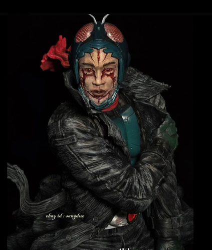 Unpainted Resin 1/6 Shin Kamen Rider Figure Model Collectible Statue In Stock - Picture 3 of 7