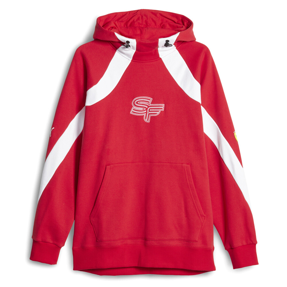 Пуловер с капюшоном Puma Sf Race Statement, мужская красная повседневная верхняя одежда 62090202