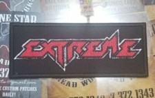 EMBROIDERED EXTREME ROCK BAND PATCH please read ad