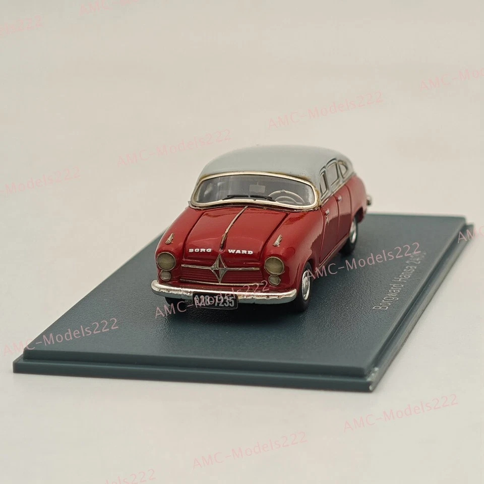 1/87 NEO SCALE MODELS Borgward Hansa 2400 Resin Car Limited Collection Red - Image 4 of 4