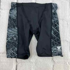 NWT TYR Plexus Durafast Swim Jammer Bottom, Boys Size 22, Black MSRP 49.99