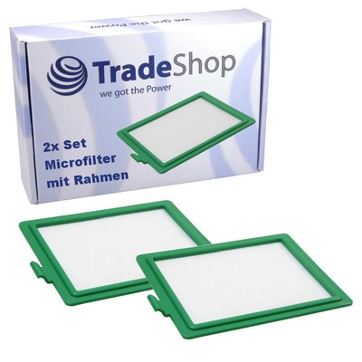 2x HEPA-Filter Micro Abluft für AEG Electrolux Oxygen power system praxio