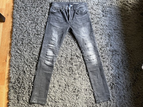 H\u0026M Denim Motorcycle Jeans, Skinny 