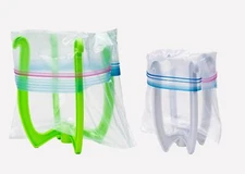 Bag Well Ziplock Food Prep Holder Stand for Freezer 1 Gallon, 1 Quart 