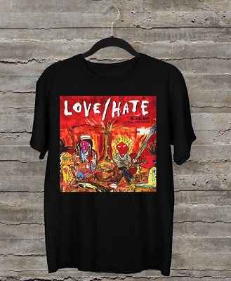 Love Hate Black Out In The Red Room Album Schwarz T-Shirt Größe S 5XL