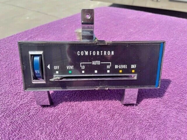 1971-75? Control de tablero unidad de calefacción aire acondicionado Comfortron Chevrolet Impala Caprice SS NOS Foto 2 de 4