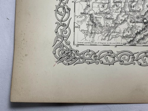 Switzerland, No #15, Antique Atlas Map 1855 Colton World Maps + Info page - Picture 7 of 11