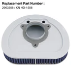 High Flow Air Filter 29633-08 For 08-13 Harley Road Glide Custom Electra Glide