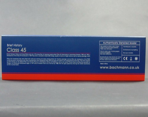 Bachmann OO Gauge Class 45/0 45049 'The Staffordshire Regiment' Br Blue 32-687TL - Picture 3 of 11