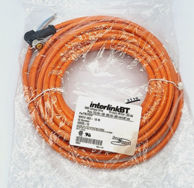 INTERLINK WKCV 483-10M SINGLE ENDED MATING CABLE/CORDSET 250V 10m/32-FT 4-PIN