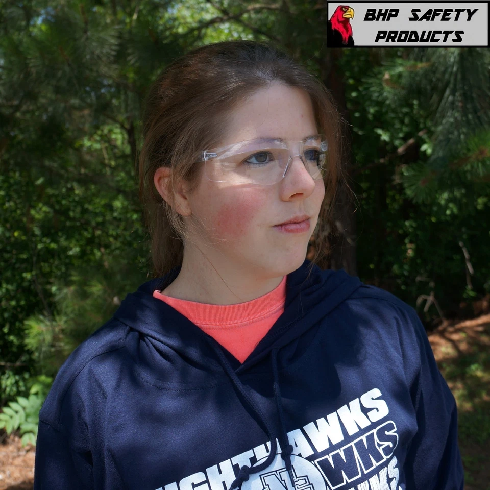 (3 ПАРЫ) ПИРАМИДА МИНИ ZTEK МАЛЕНЬКИЙ РАЗМЕР ЗАЩИТНЫЕ ОЧКИ ПРОЗРАЧНЫЙ ЖЕНЩИН KIDS S2510SN - Изображение 3 из 4