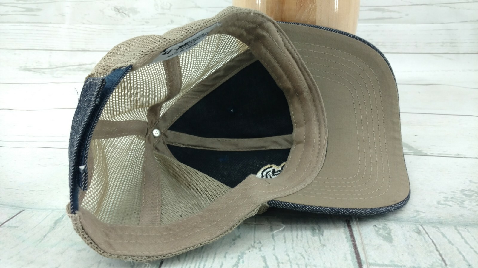 Panera Bread Mesh Denim Hat Employee Work Uniform Adj… Gem