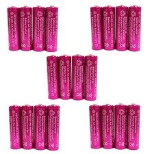 20 pc AA 900mAh Ni-Cd Ni-Cad 1.2V Rechargeable Battery RC Solar Purple US Stock 1.29 per gallon