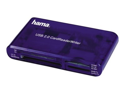Hama Card Reader Writer 35 in 1 USB 2.0 55348 Kartenleser 00055348