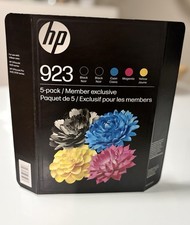HP 923 Ink Cartridge 5-PACK - Original HP  2 Black, C/M/Y Ink Cartridges .NEW