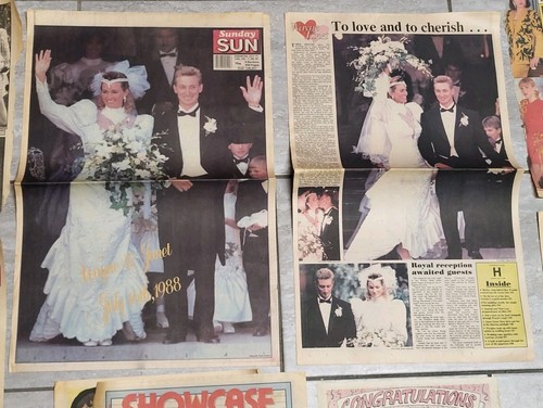 July 1988 Wayne Gretzky & Janet Wedding Edmonton Newspaper Coverage Of 9 - Picture 2 of 6