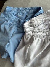 DSG Kids' Light Blue and White Shorts 6/7 two pairs