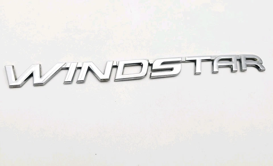 Ford Windstar LX 1999-2003 emblema trasero cromado logotipo insignia símbolo cromo Foto 2 de 4