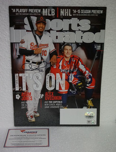 2014 Sports Illustrated Magazine Fanatics Authentic Alex Ovechkin Adam Jones