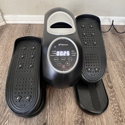 MERACH Under Desk Elliptical Machine Leg Exerciser Home Non-Slip Pad Tested  
