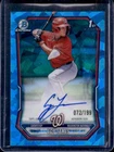 2026 Bowman Sapphire Coy James Chrome Auto 1st Prospect #/199 Nationals