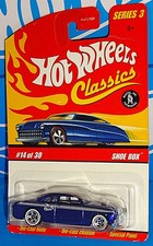 Hot Wheels 2007 Classics Series 3 #14 Shoe Box Spectraflame Dark Blue w/ WL5SPs