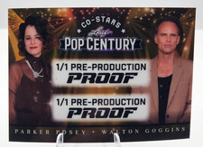 2026 Leaf Metal Pop Century Parker Posey/Walter Goggins 1/1 Pre-Production Proof