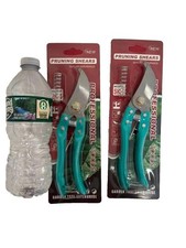 2pcs Green Color Garden Shears Curved Garden Shears Heavy Duty US NEW