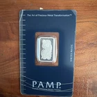 PAMP Suisse Fortuna 5 gram Silver Bar in sealed Assay Card