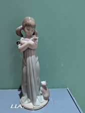 Genuine Lladro. Don’t Forget Me! Porcelain Figurine with Box 