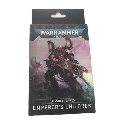 Warhammer 40,000: Emperor's Children - Datasheet Cards GW 37-03 NIB