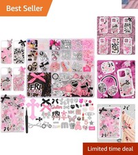 2380 Pcs Junk Phone Case Charms Kit, Charms for Customizing DIY Cases, with N...