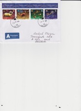 Lettland Tierkreiszeichen Zodiac auf Bedarfsbrief 2024