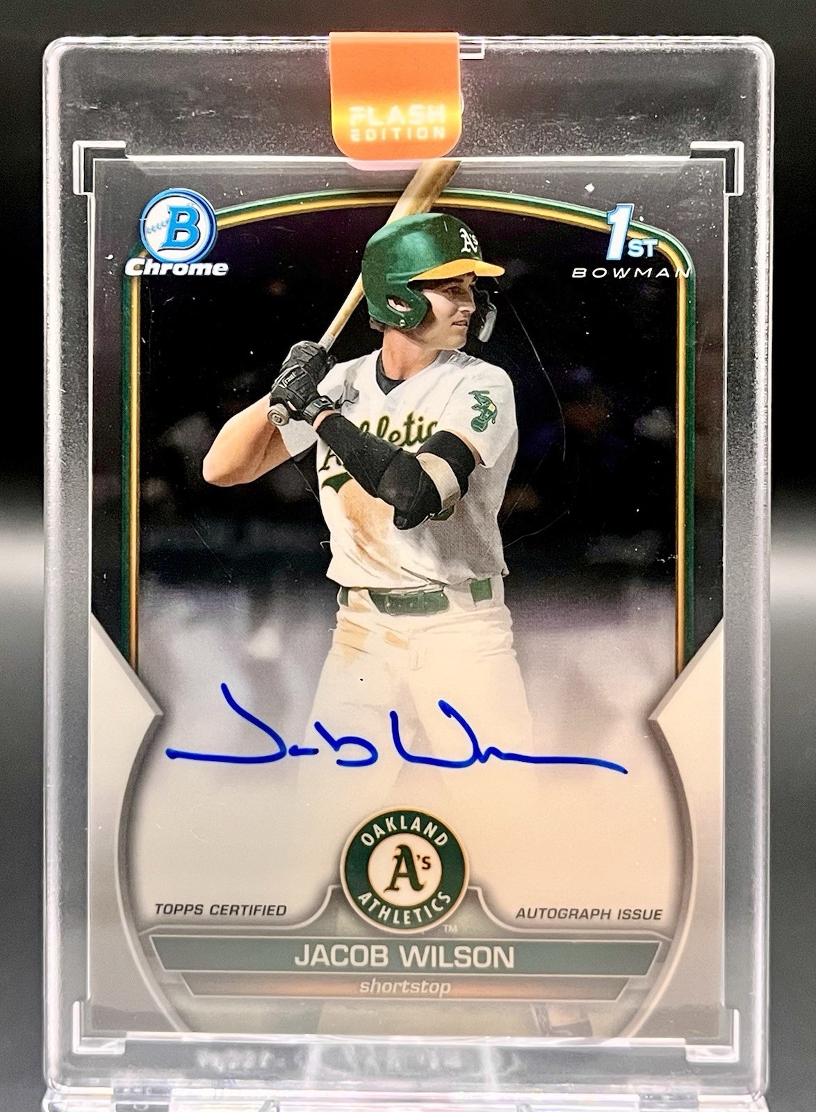 2023 Bowman Draft - Chrome Prospect Autographs Jacob Wilson #CDA-JWI (AU, RC)