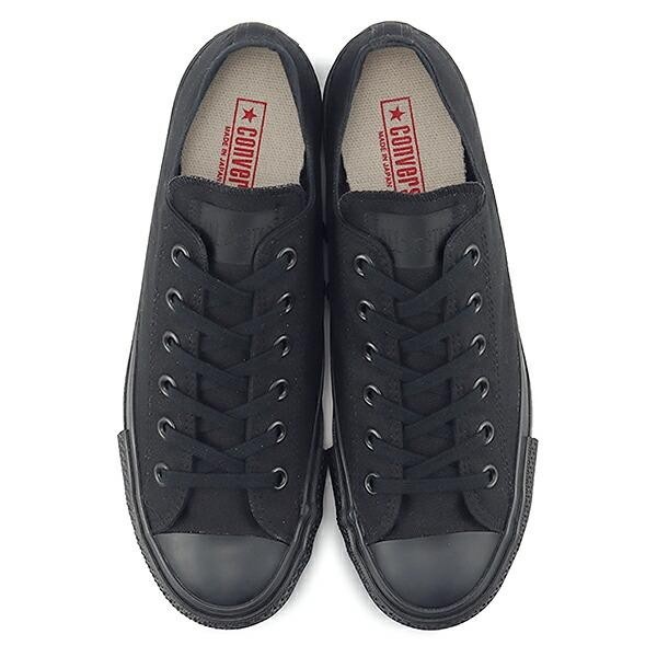 Converse Canvas All Star J OX All Black Lo Made in Japan Unisex