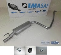 Imasaf Auspuff Mitteltopf+Anbauteile FüR Opel Combo 1.2+1.4+1.7 D 1994-2001