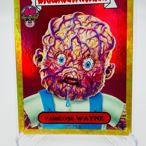 Varicose WAYNE 93a Fool's Gold 05/50 Garbage Pail Kids Worst of 40th Anniv. GPK - Picture 5 of 8