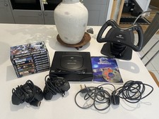 Sega Saturn - Model 1 - Very Good condition Bundle with Wheel and 10x Games