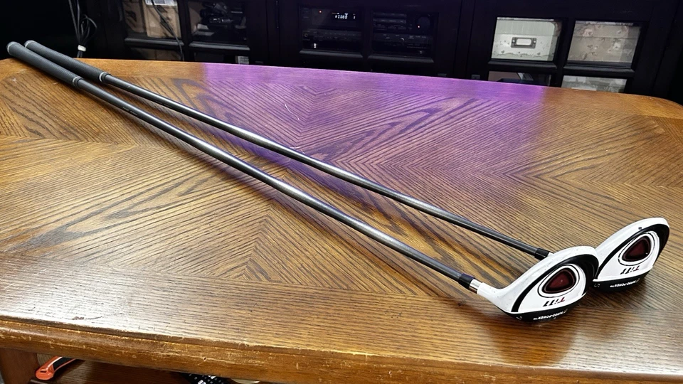 DEMO RH Turbo Power Ti-11 5, 7 Fairway Wood Golf Clubs Senior Flex 5361-TI11 - Image 2 of 4