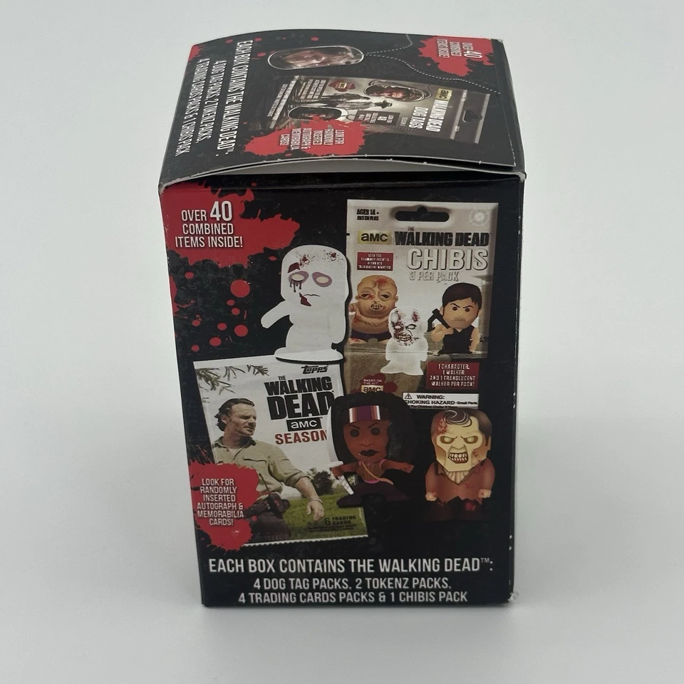 🧟 Ходячие мертвецы коллекционная коробка! Собачьи бирки, коллекционные карточки + фигурки внутри🧟 - Изображение 2 из 2