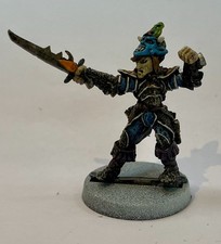 Warhammer Citadel Fantasy Dunkelelfen mit Schwert - 4252/17 Schwert 9 - 1985